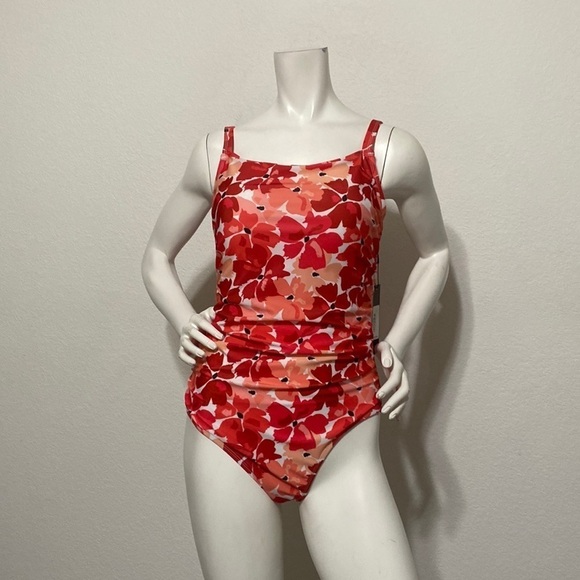 Catherine Malandrino NWT Factory Girl Warm One Piece Swimsuit Size L - Picture 1 of 6